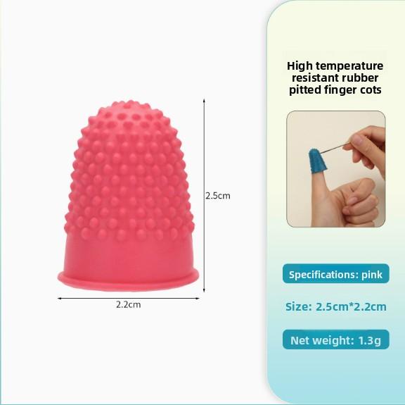 

10Pcs Rubber Thimble Protector Counting Cone Sewing Quilter Finger Tip Craft