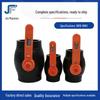 High Flow Plastic Ball Valve with Steel Handle for Water Supply, 4-Point Thickened Port, Pipe Fittings