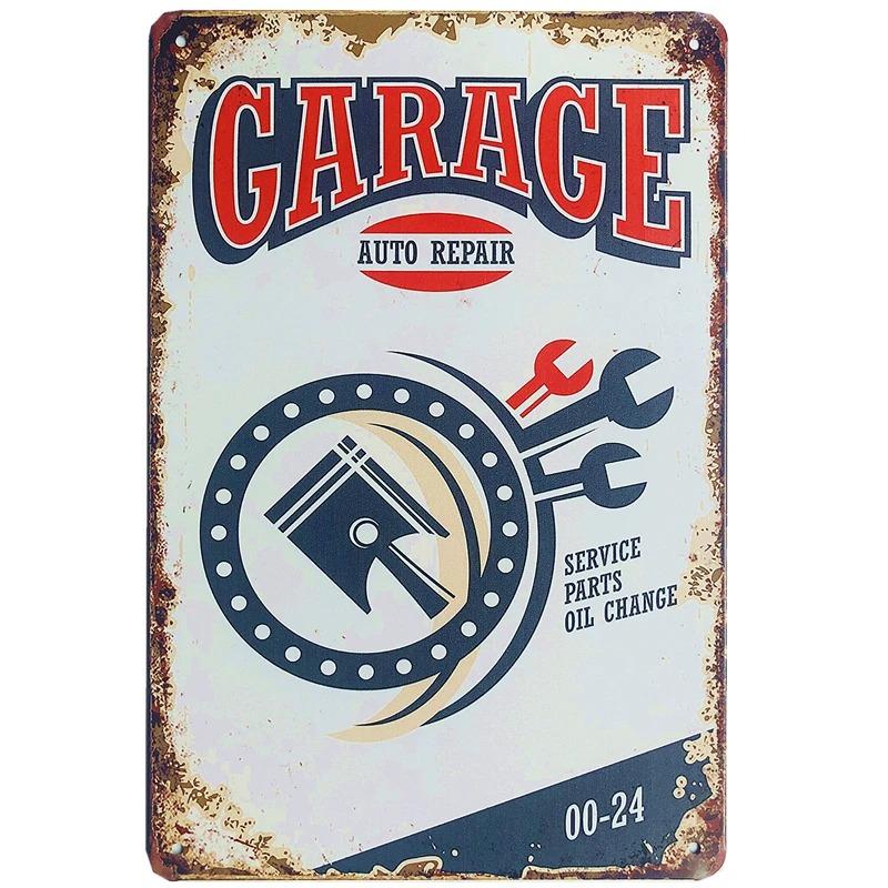 Retro Metal Tin Signs Vintage Decor Area 51 Plaque Garage Warning Danger Wall Plates Cafe Bar Decor Room Decoration