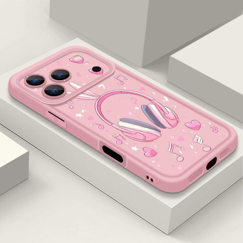 Shockproof Phone Case For iPhone 17 Pro Max Case iPhone 16 15 14 13 Pro Max 11 17e 16e Love Hearts Print Soft Silicone Bumper Cover