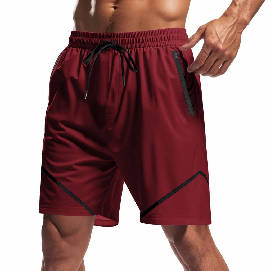 Men's Light Luxury Leisure Beach Basketball Five Point Sports Shorts