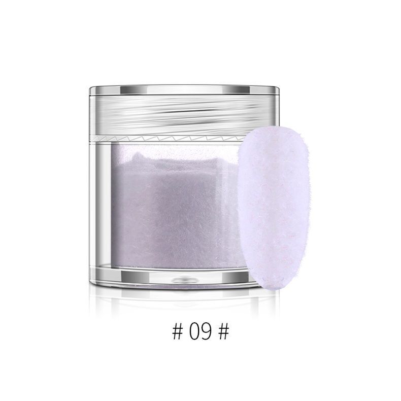 

2шт УФ-гель для маникюра - нечеткий флокированный бархатный черный, белый, красный блеск для ногтей белый