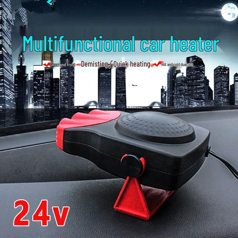 12V Electric Car Heater & Windshield Defroster - Hot & Cold Air Blower