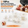 5/10Pcs Round Bobbin Bobbin Wire Coil Frame for DIY Speaker Crossover Inductor