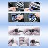 Monitoring system security alarm solar TPMS digital LCD display truck RV TPMS with indicator light warning car tire pressure alarm 6 external sensors