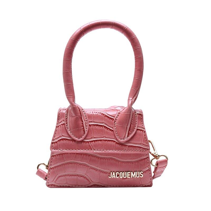 pink designer mini bolsa