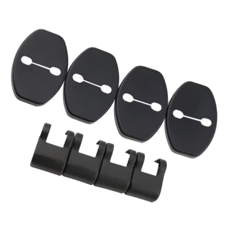 4PCS Plastic Car Door Lock Buckle Cover Protective Cover for VW Golf 6 7 Passat B8 Jetta A6 Tiguan Beetle Scirocco Polo Bora