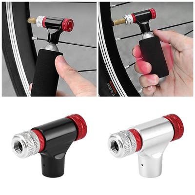 Bicycles Tyre Pump Valve for Road Bikes & Mountain Bikes CO2 Inflator Cycling Bicycles Tire Pump CO2 Inflator Small Tool