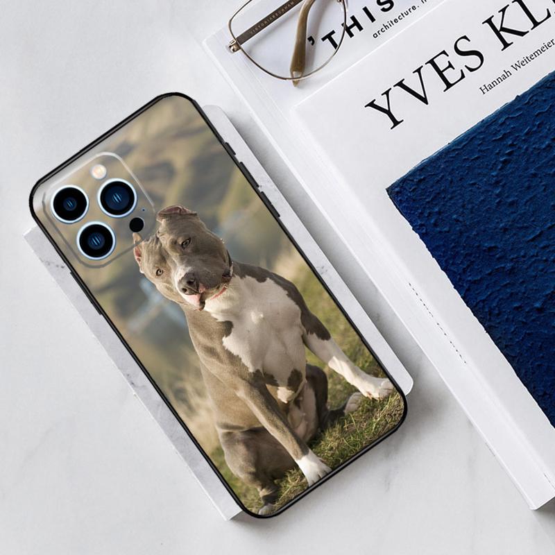 Pit Bull Lovely Dog Pitbull Case For iPhone 17 Air 15 14 11 16 Pro Max 13 12 Mini 15 16 Plus 16e Funda Silicone Cover