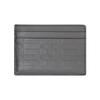 Check Embossed Calfskin Card Holder Men Accessories Dark-Gray 80583501