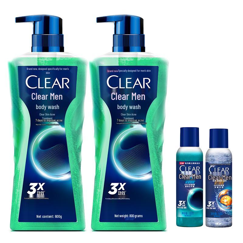 CLEAR Men s Anti-Acne Oil Control Body Wash Set