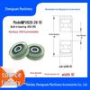 6mm Inner Bore PU-Coated Silent Guide Roller Pulley Bearing (696/606/626)