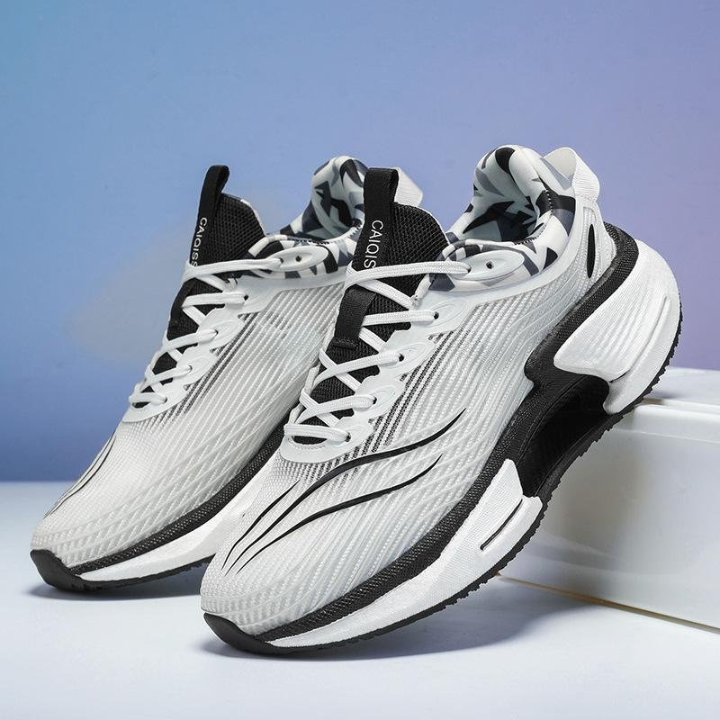 Foreign Trade Size Jade 3 Running Shoes Men's Shock Absorption Children's Students Carbon Plate Mesh Sports Shoes Women's Marathon Shoes 2