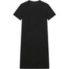 The North Face Solid Color Ribbed Short Sleeve Dress Women Dresses NT7ZS40A