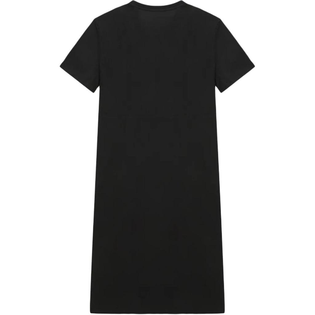 The North Face Solid Color Ribbed Short Sleeve Dress Women Dresses NT7ZS40A