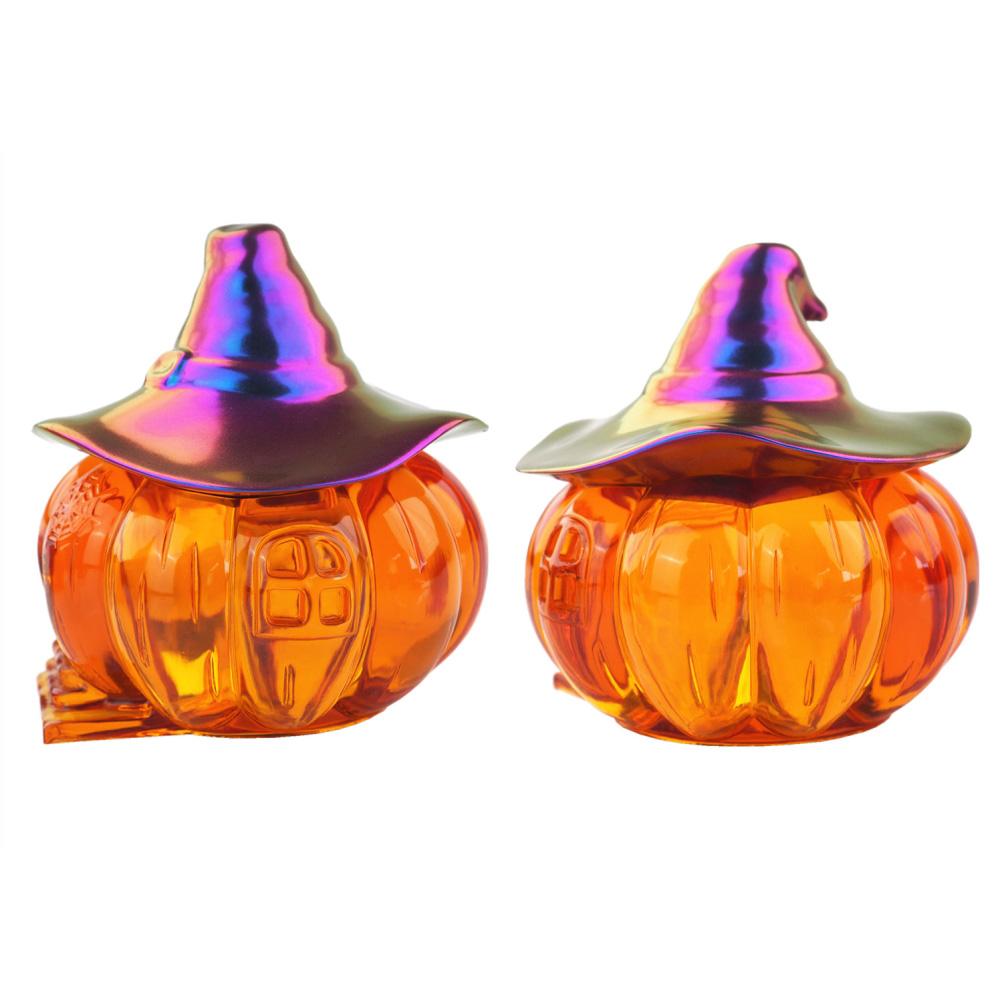 Halloween Witch Pumpkin Elf Silicone Mold Mirror Silicone Mold Candy Storage Box for DIY Crafts