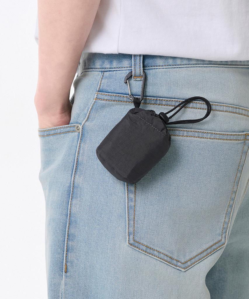 Musinsa Standard Crinkle Micro Packable Shoulder Bag [Gray]