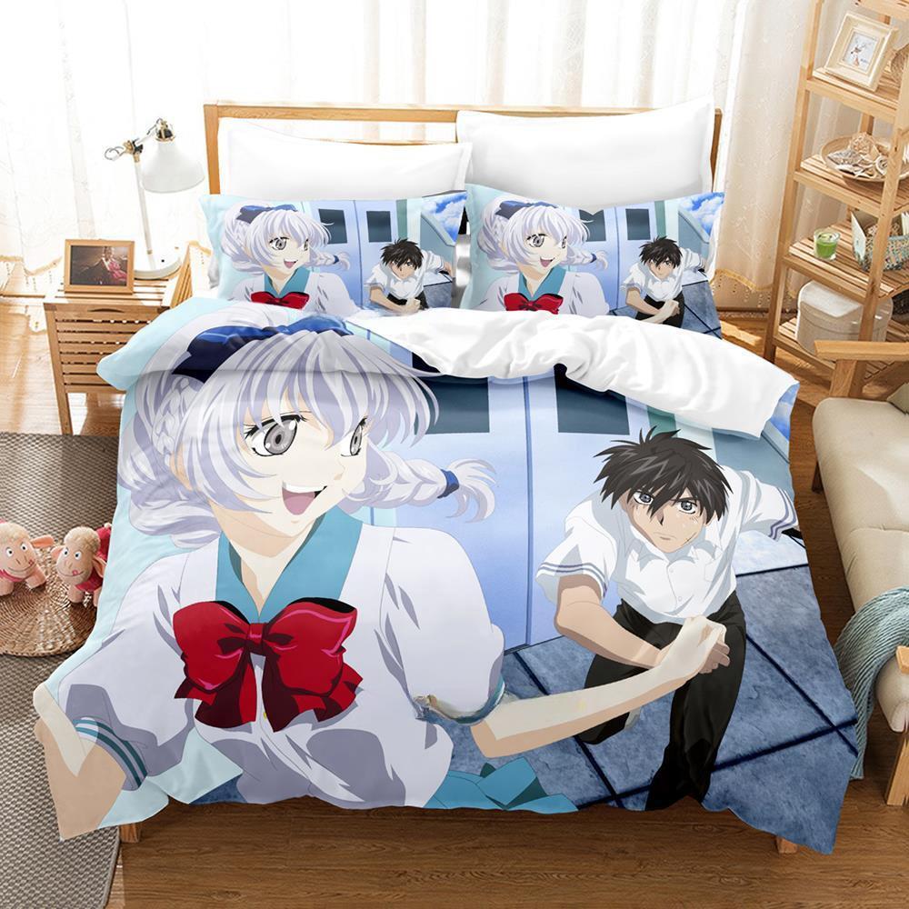 Full Metal Panic Bedding Set Single Twin Full Queen King Size Bed Set Adult Kid Bedroom Duvet Cover Sets 3d Print Anime Girls
