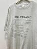 Vintage 90s The Rules Tshirt Size XL