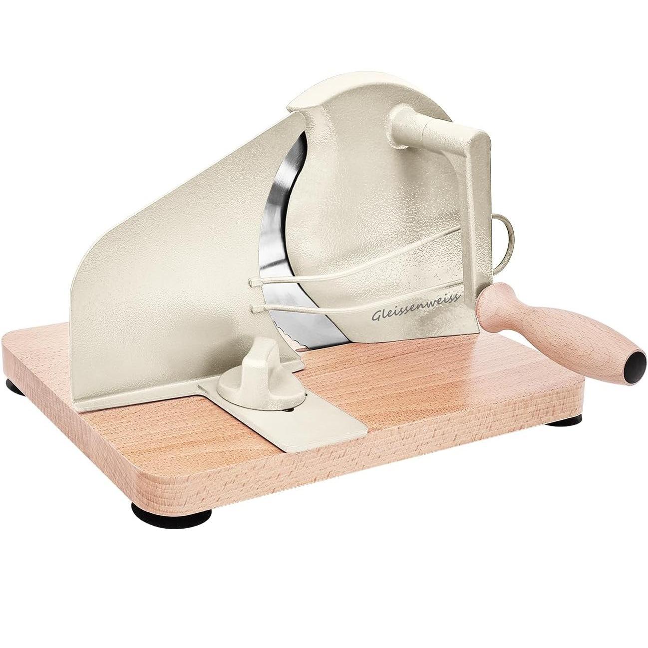 Manual Slicer Machine for Bread, Toast, Sausage and Frozen Meat, Household Baking Tool for Kitchen белый