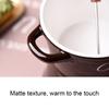 Ceramic Chocolate Fondue Mug Chocolate Melting Cup Cheese Melting Cup for Party Home Birthday Picnics