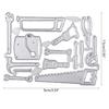 Metal Cutting Dies Stencil Hardware Tools Set Embossing Knife Moulds Template