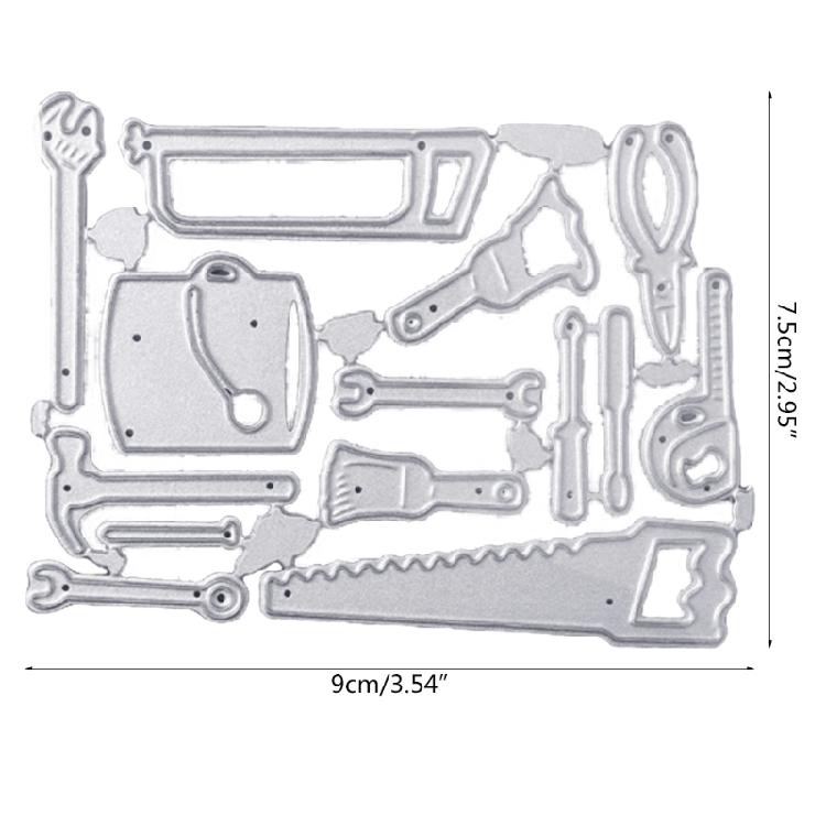 Metal Cutting Dies Stencil Hardware Tools Set Embossing Knife Moulds Template
