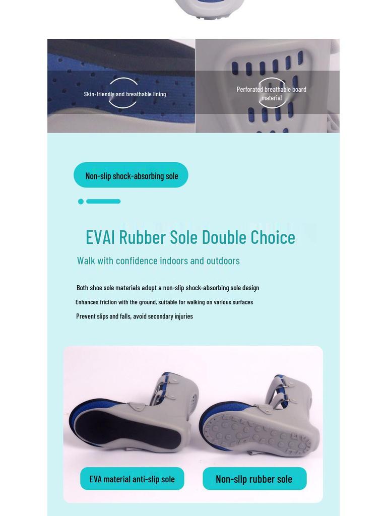 Postoperative Ankle Brace & Achilles Tendon Support Shoe