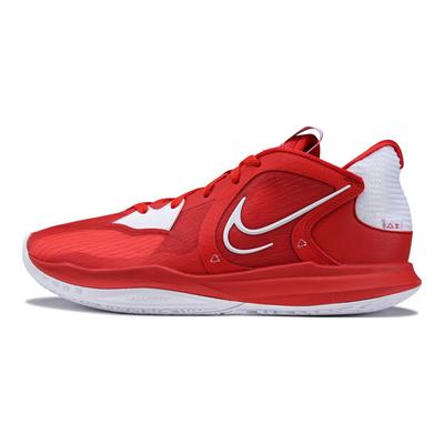 Nike Kyrie Low 5 Anti-Twist Módní Všestranné Tlumení Nárazů Protiskluzové Odolné proti Opotřebení Nízké Basketbalové Boty Unisex Basketbalové Boty Červené DX6565-600