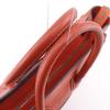 Celine Luggage Handbag Micro Shopper Red/Orange Leather Women Used