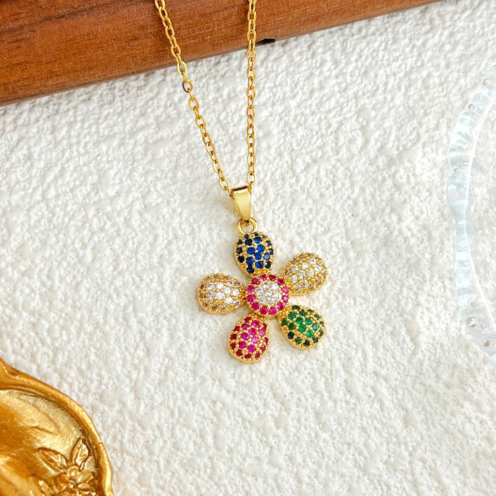 Necklace Sunflower Necklace Accessory Women's Fashion Versatile Necklace