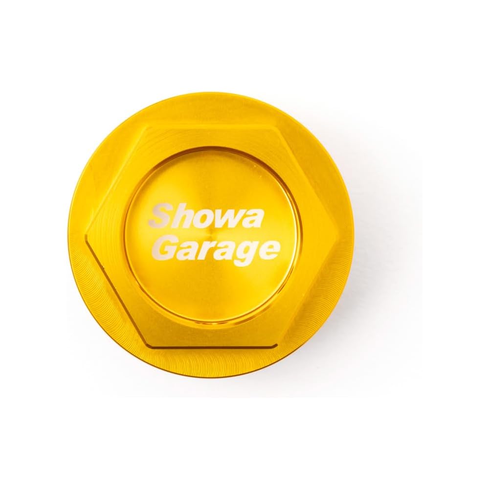 Showa Garage SGR Oil Filler Cap [Showa Garage] Logo, Machined Aluminum, for Jimny JB64/Sierra JB74/Nomad JC74 (Gold)