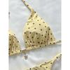2026 Polka Dot Bikini Bikin Sexy Strap Split Set Swimsuit Women