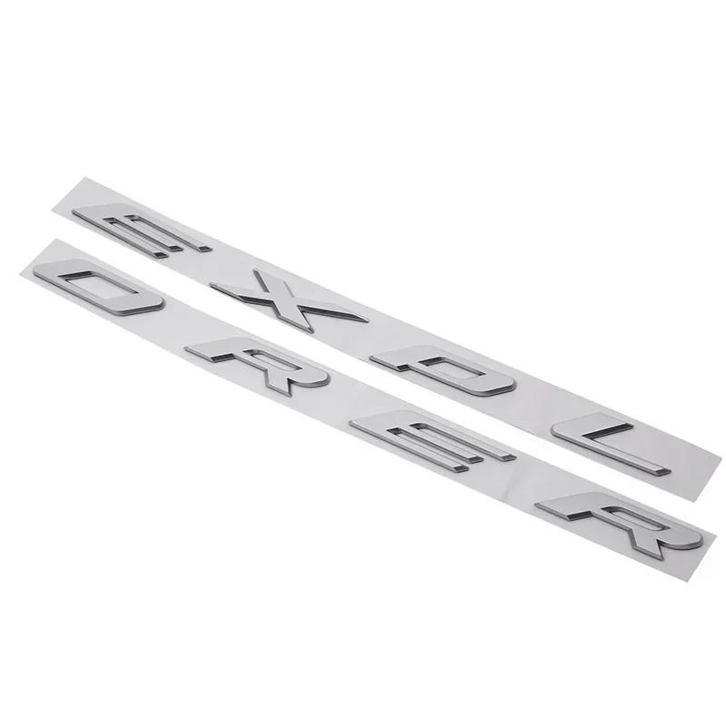 3D ABS Chrome Black Explorer Logo Car Front Hood Emblem Bonnet Letters Badge Sticker For Explorer 2020 2021
