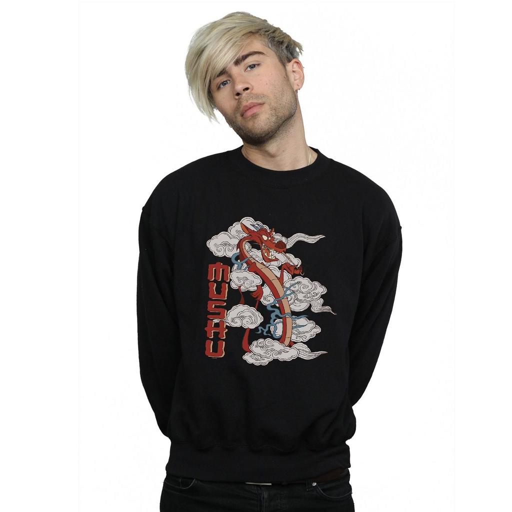 Disney Mens Mulan Mushu Dragon Sweatshirt