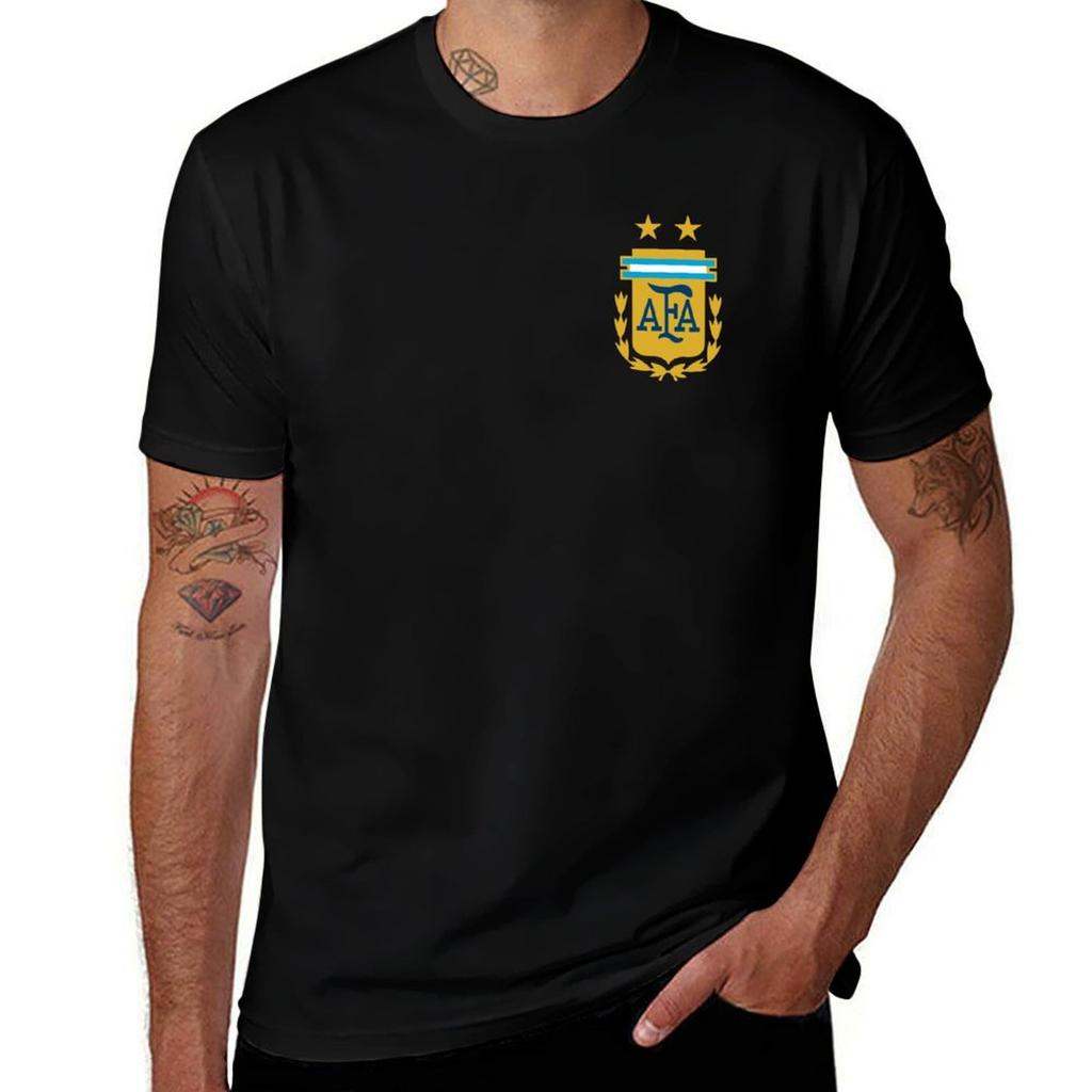 Argentina National Logo T-Shirt Casual Print Tee Top
