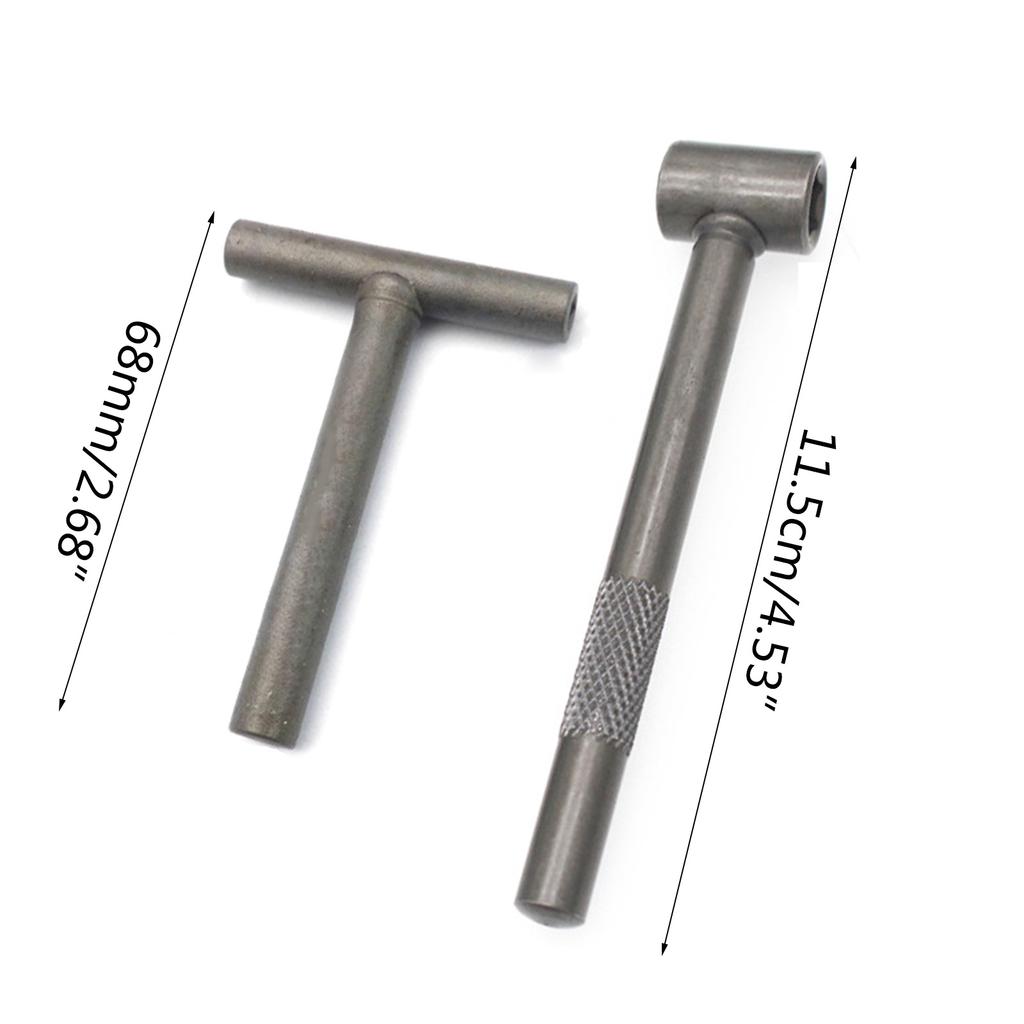 Ventilspiel Einstellschlüssel für Motorrad Vierkant Sechskant Steckschlüssel T-Schlüssel