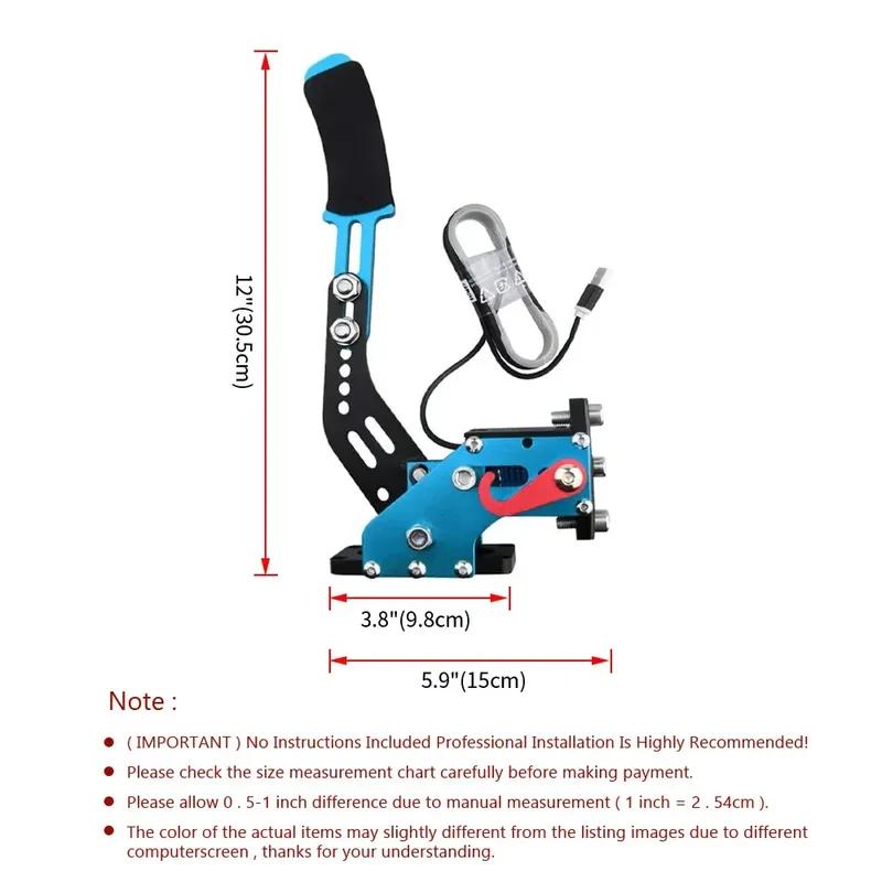 2-in-1 USB Racing Games Handbrake Support G25/27/29 T300 T500  PS4 ONE Simracing Game14 Bit Handbrake Sim Fanatec Osw Dirt Rally