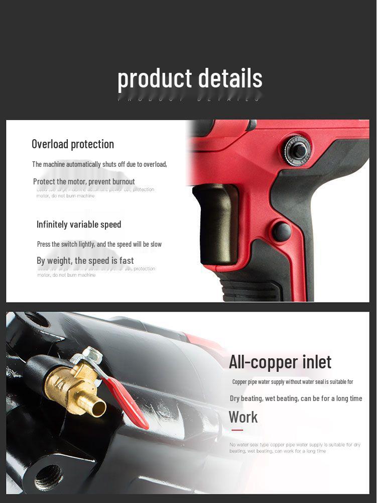Jindu High-Power Dual-Use Hydraulic Concrete & Rhinestone Drill Machine