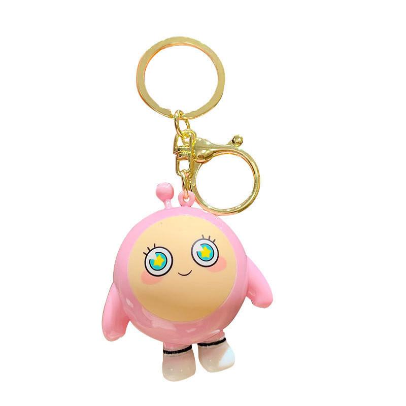 Sounding Egg Cute Party Keychain Delightful Voice Pvc Bag Charm