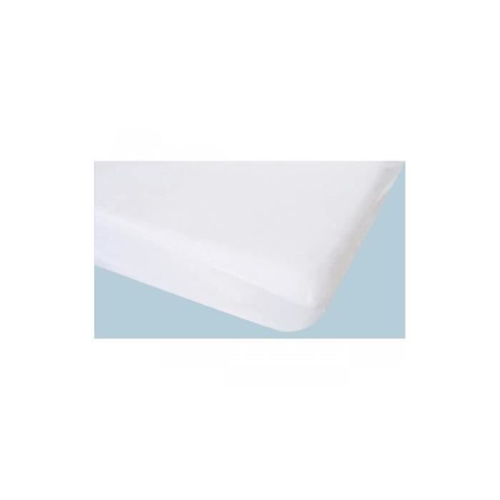 Alèse forme housse imperméable TOISON D'OR - Alouette - 80 x 200 cm - Coton molleton imperméable