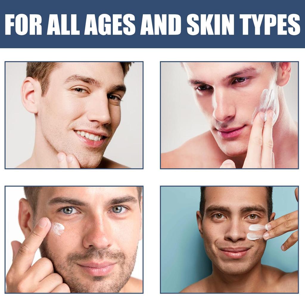 East Moon Men's Face Cream 50ml - Reduces Fine Lines Wrinkles Anti-aging Face Cream Firms Skin Hydrating Facial Moisturizer for Facial Care