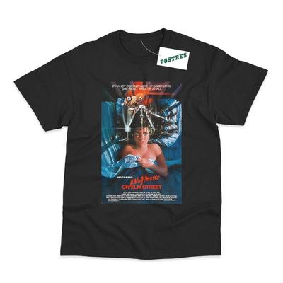 Retro Movie Poster Inspired by A Nightmare On Elm Street DTG Printed T-Shirt