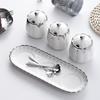 Creative Ceramic Kitchen Spice Jar Set - Salt and Seasoning Storage