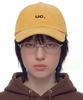 Eondeokeonteulol Corduroy Ball Cap Uc / Authentic B B / Cd / Yellow