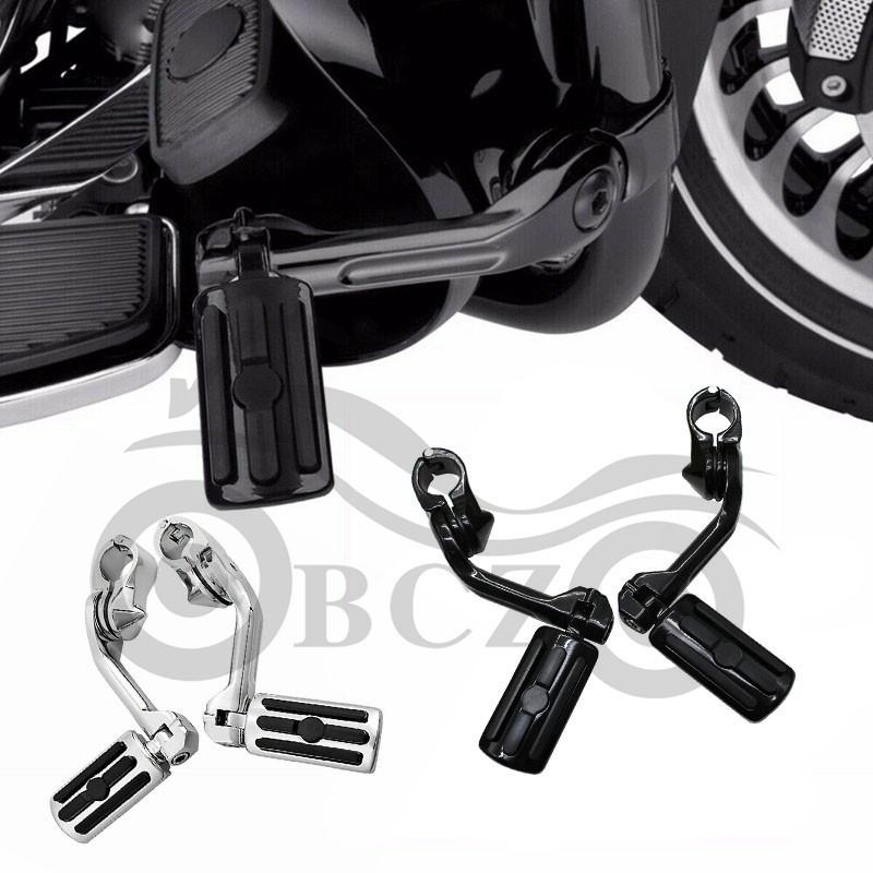 Long Handle and Short Handle Pedals, Adjustable Motorcycle Pedal Support, Modified Pedal Suitable for 1.25"/32mm Harley Gliding