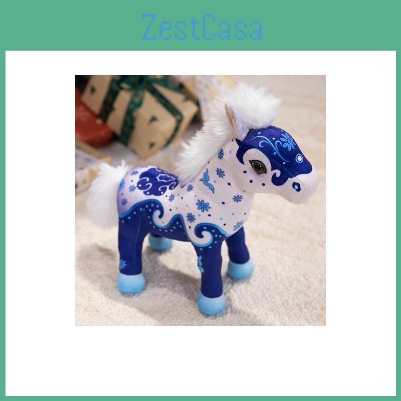 Cute Ethnic Style Pony Plush Toy Doll For Kids Birthday Gift