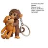 1/5Pcs Keychain Pendant 2D Printed Monkey Design Charm Bag Strap Keychain Backpack Purse Car Keys Accessory