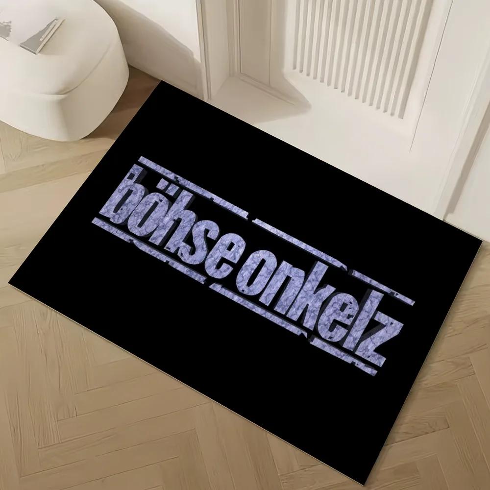 

The Band Bohse Onkelz Door Mat Welcome Door mat Non-slip Floor Bedroom Kitchen Bath Balcony Hallway Rug Home Decoration Carpet 60cm x 90cm