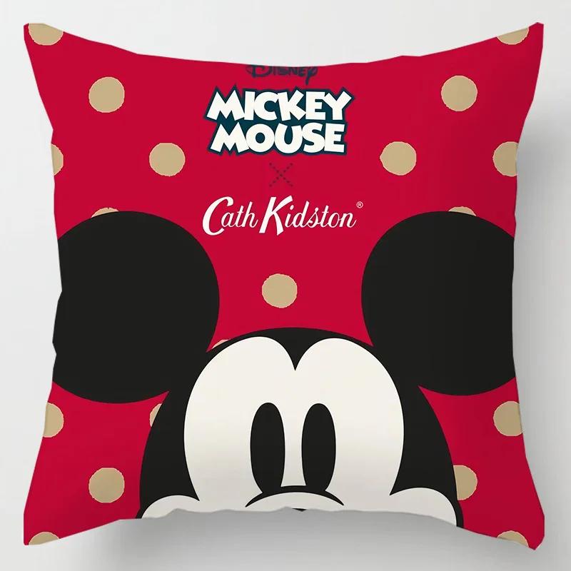 Disney Pillowcase Mickey Minnie Mouse Pillow Case \ Toys Home Decoration Gift 45x45cm